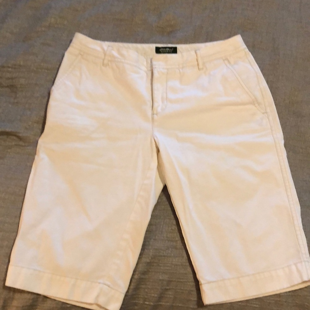 White ladies long shorts